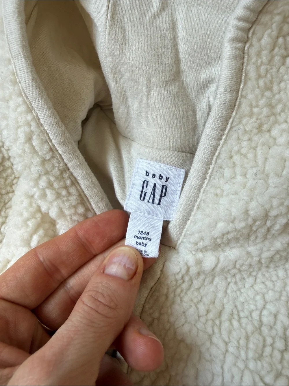 Gap Teddy Suit